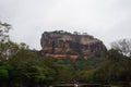 View of Sigiriya or Sinhagiri Rock . Royalty Free Stock Photo